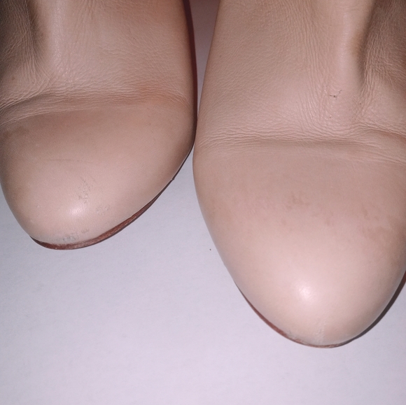 REBECCA MINKOFF women's sz 8.5 VINTAGE CREAM/BEIGE WESTERN STYLE ANKLE - Picture 9 of 10